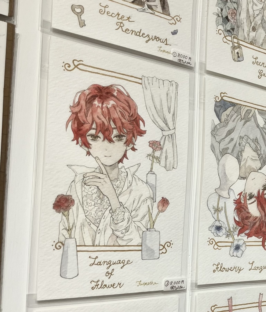 ドローイング「Language of Flower」