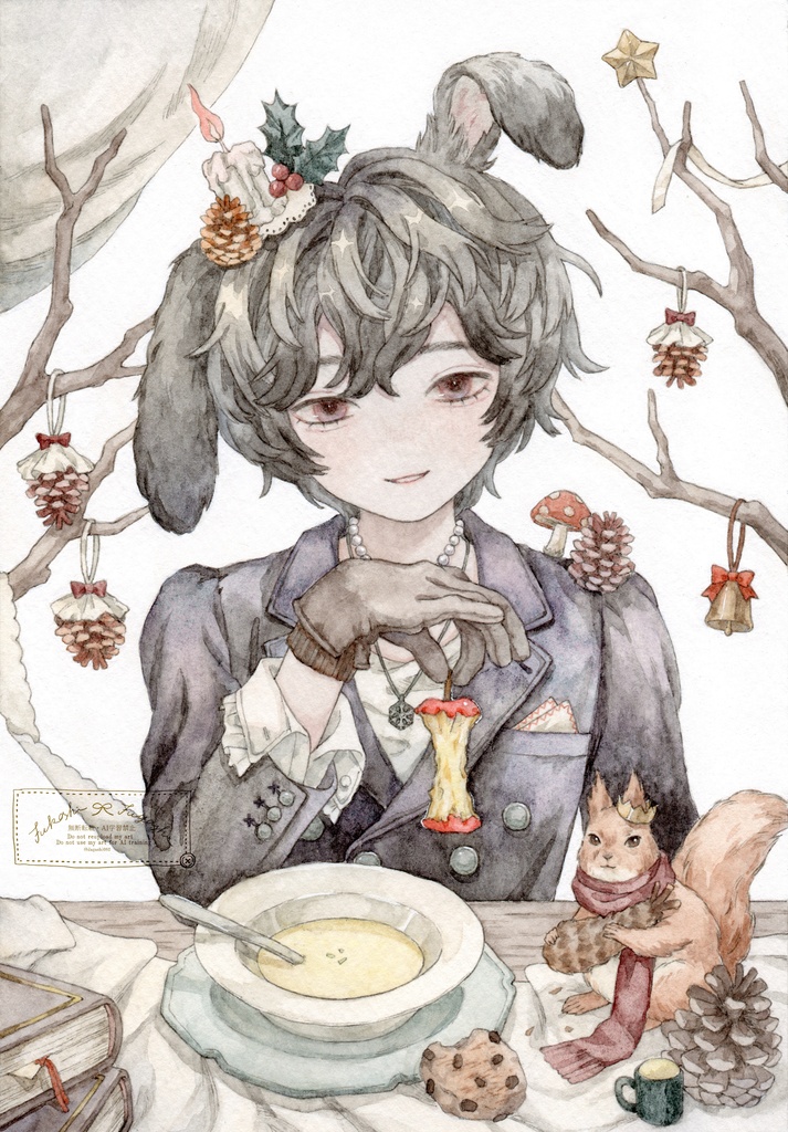 額装原画「僕らの食卓」