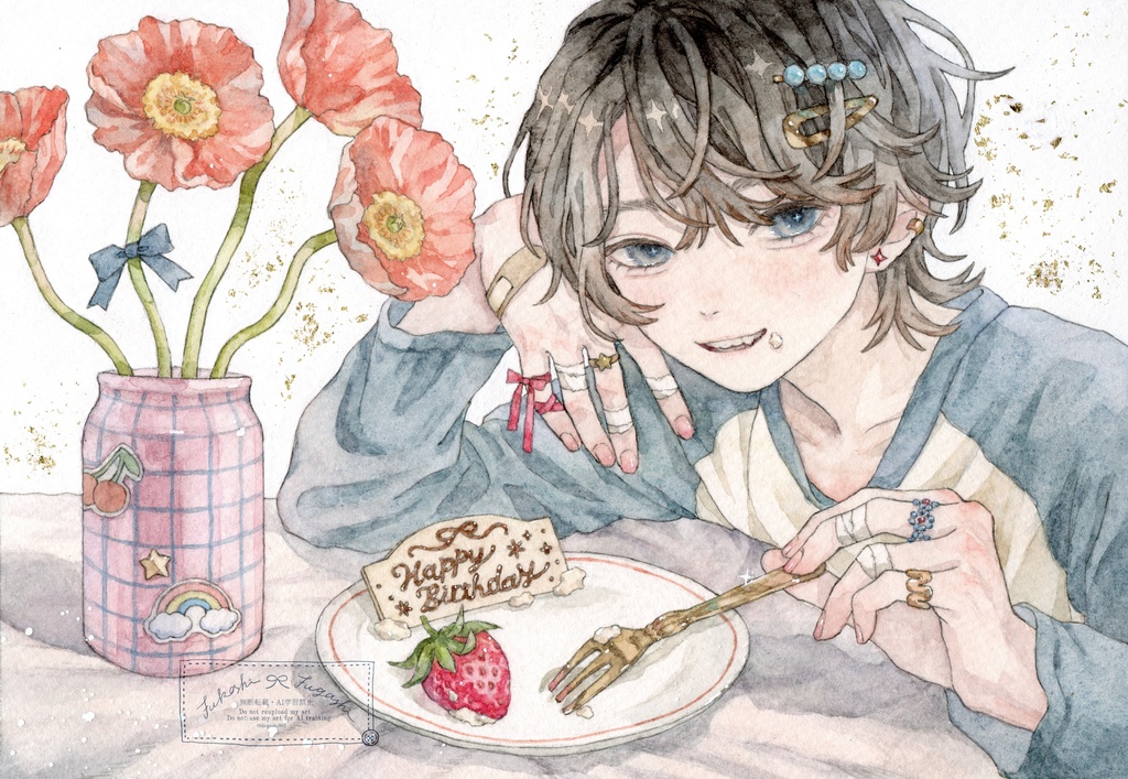 額装原画「とっておきのとっておき」