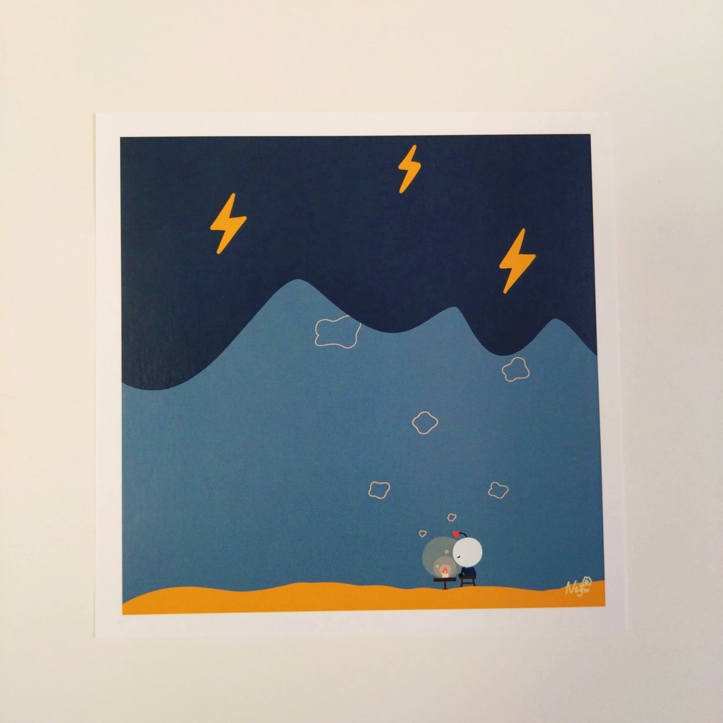 イラストカードセット / 夜間