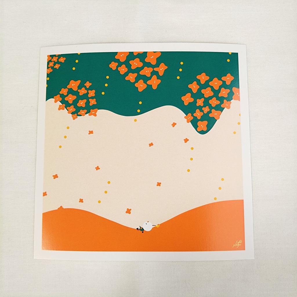 イラストカードセット / 晩秋