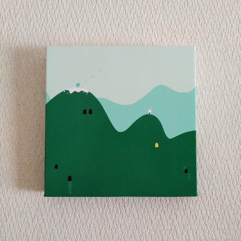 山頂ニ、一輪。