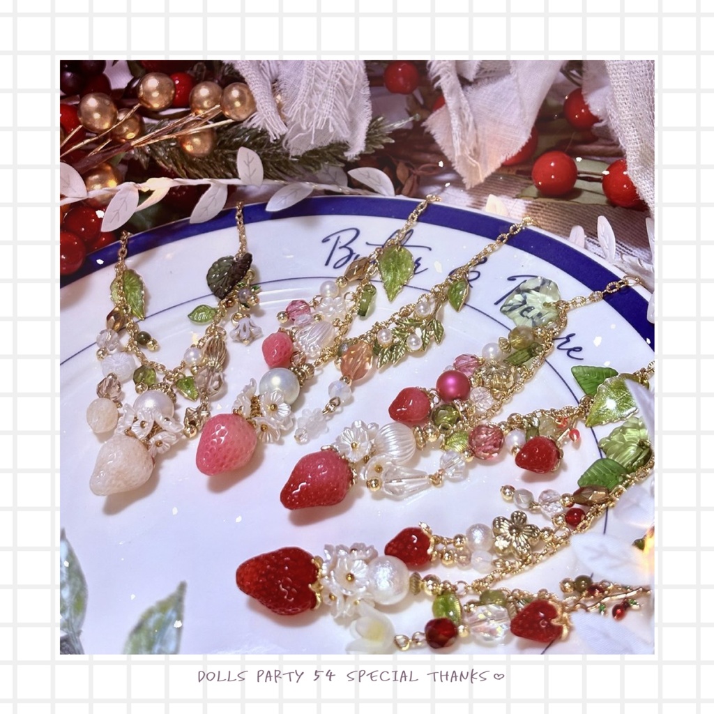 【12/7~頒布予定】フルーツネックレス