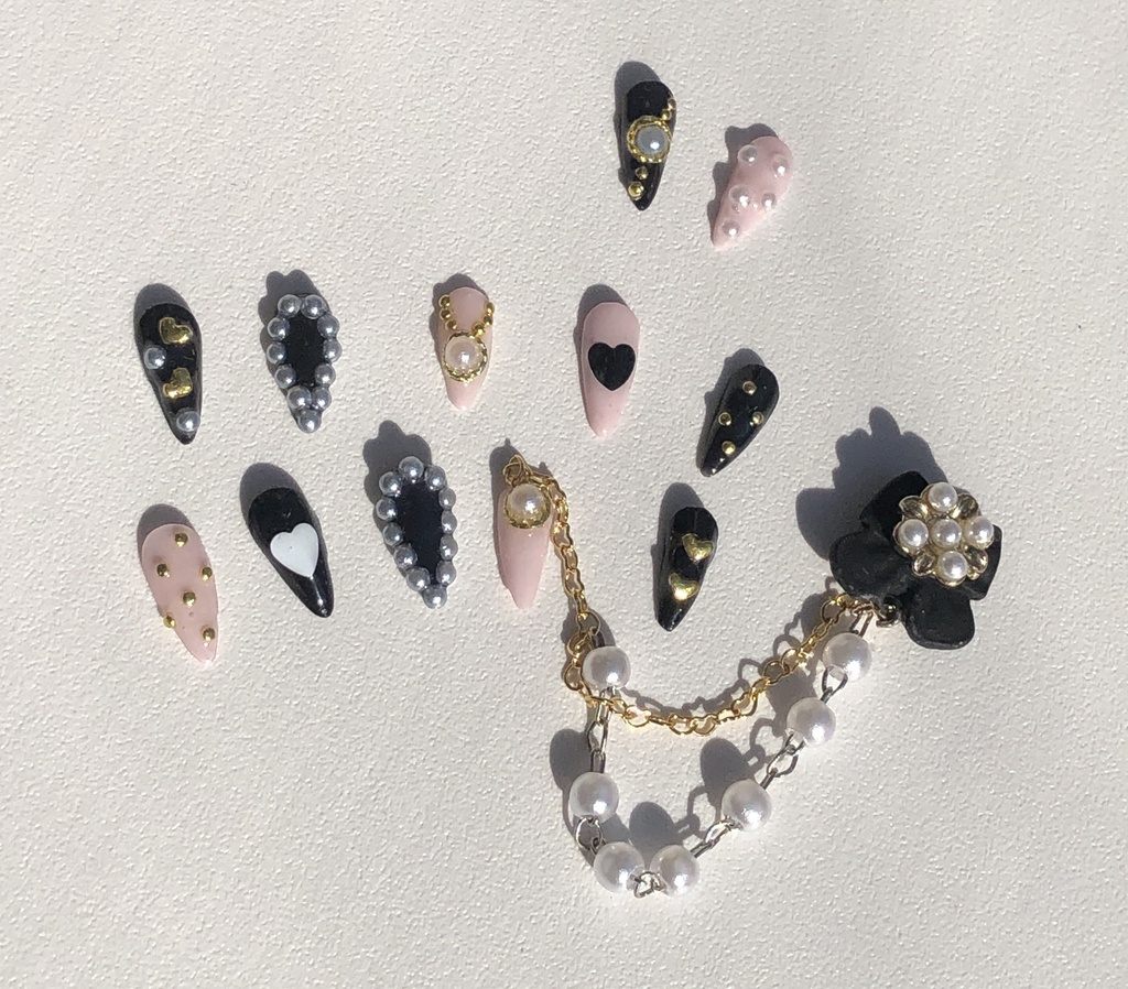 NO-19 ドールネイルチップ アクセサリーデザイン