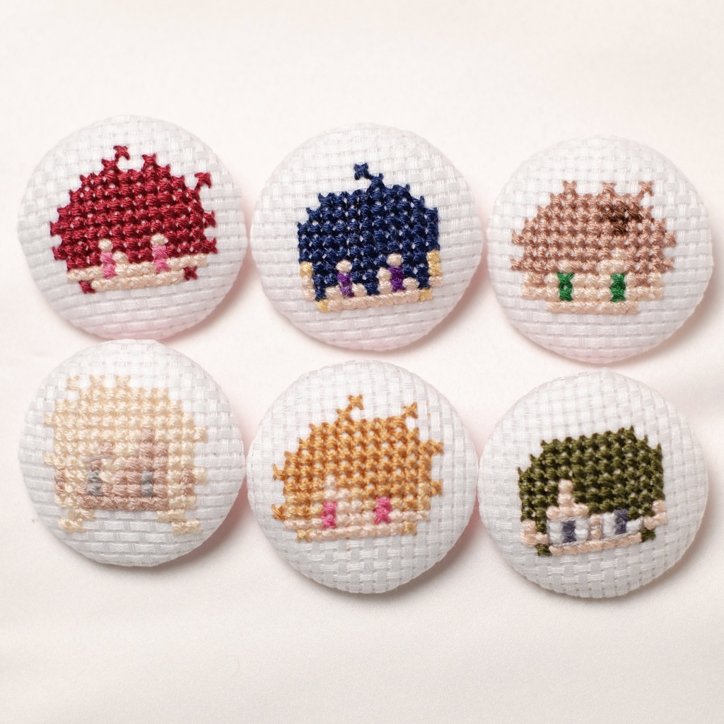 A3! 春組 刺繍ブローチ 