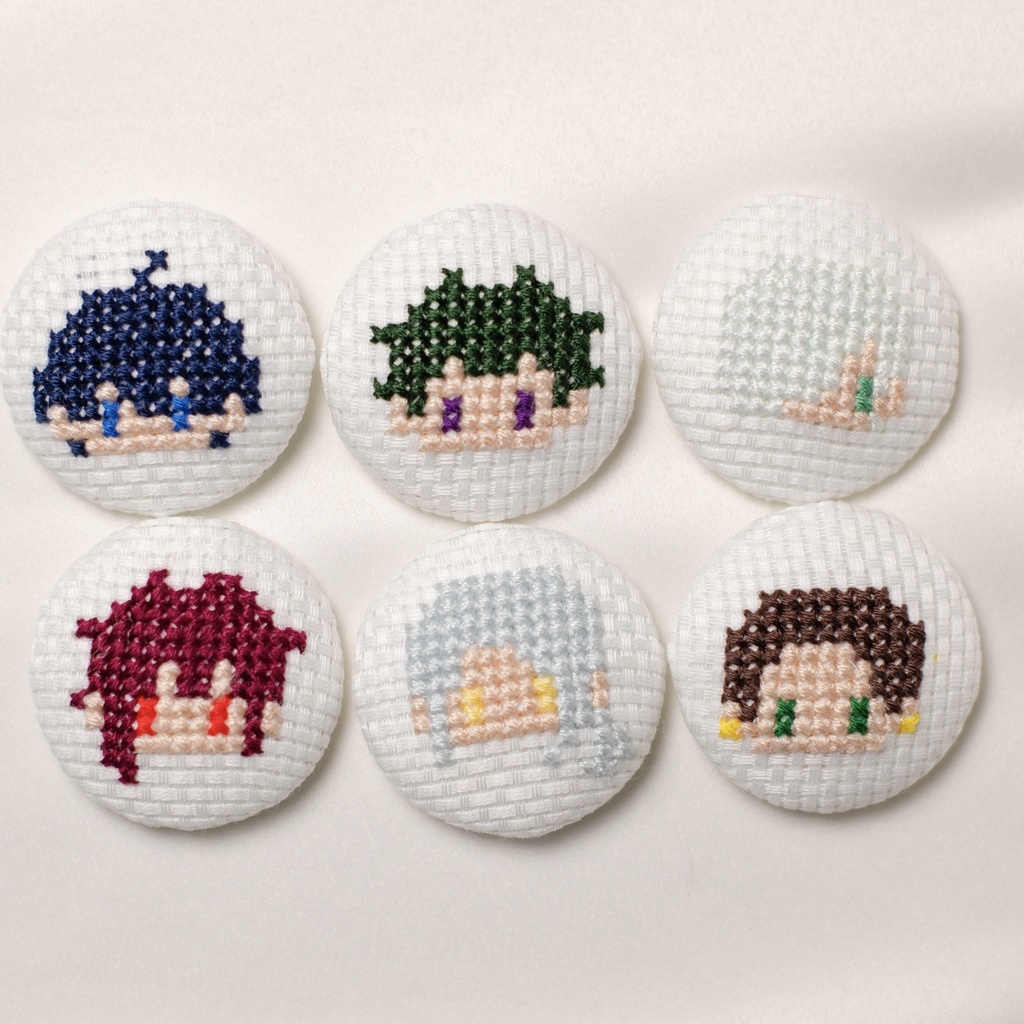 A3! 冬組 刺繍ブローチ