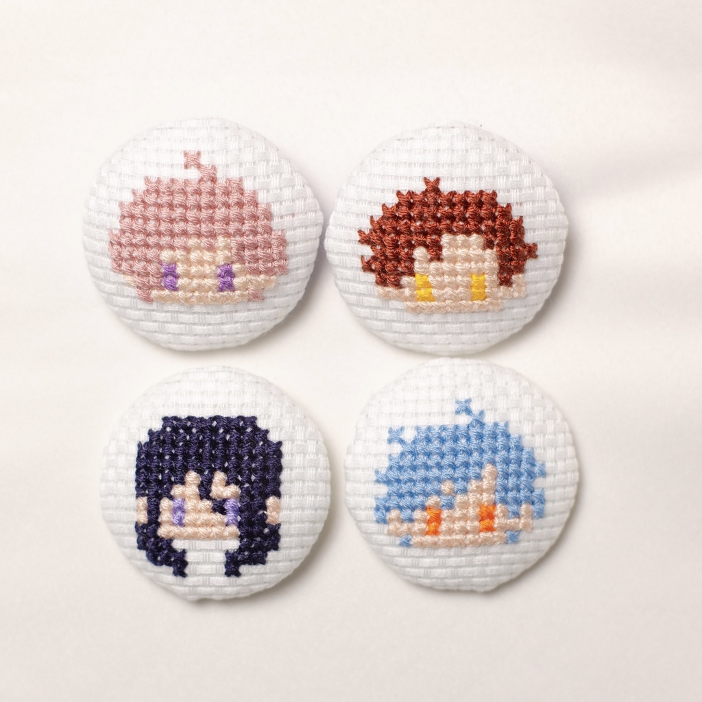 A3! GOD座 刺繍ブローチ