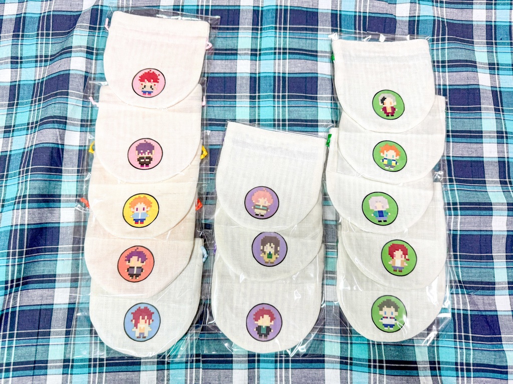 まんまる巾着(キャラ別)