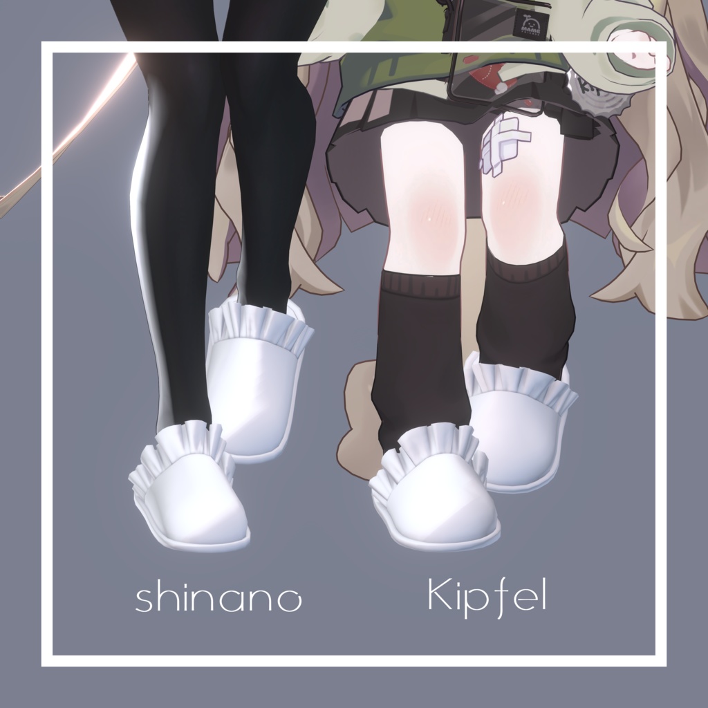 frill slipper / フリルスリッパ