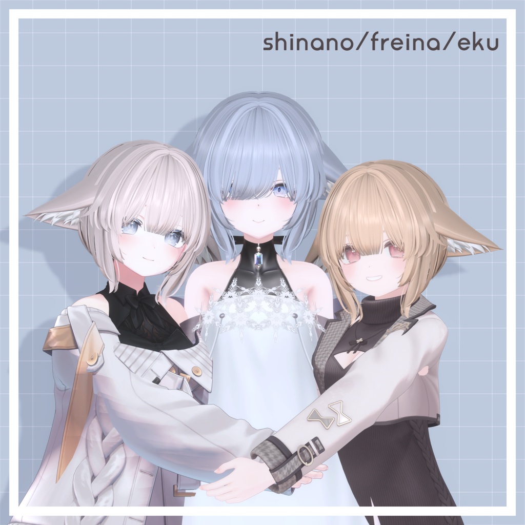 【SALE】FusemimiShort / ふせみみショート【12 avatars】