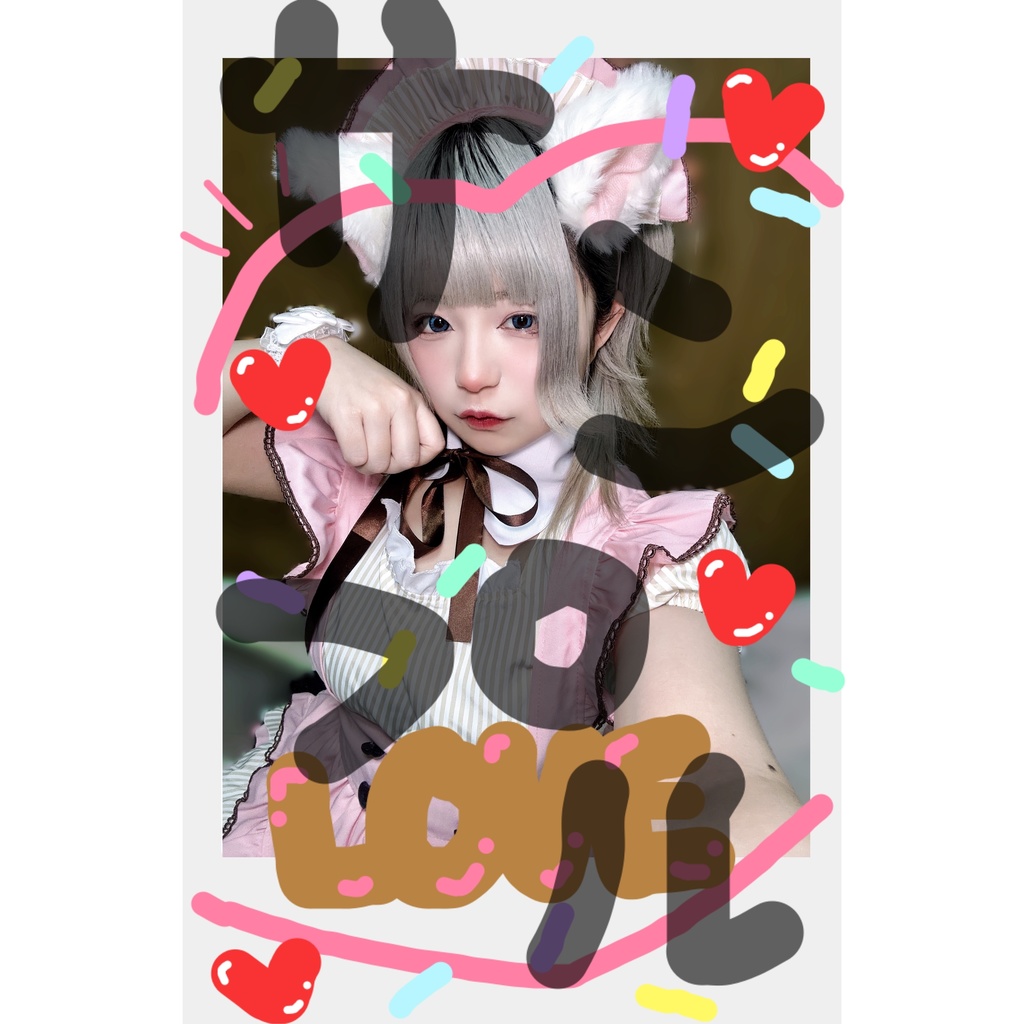 『受注販売』♡落書きバレンタインチェキ♡