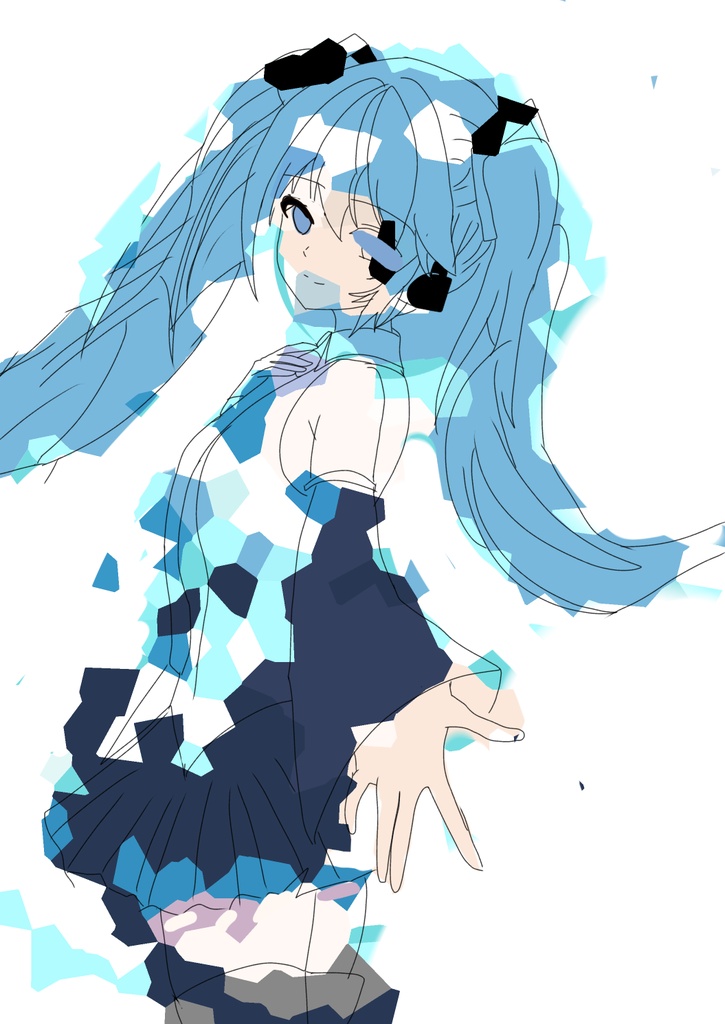 初音ミク　ブロマイド