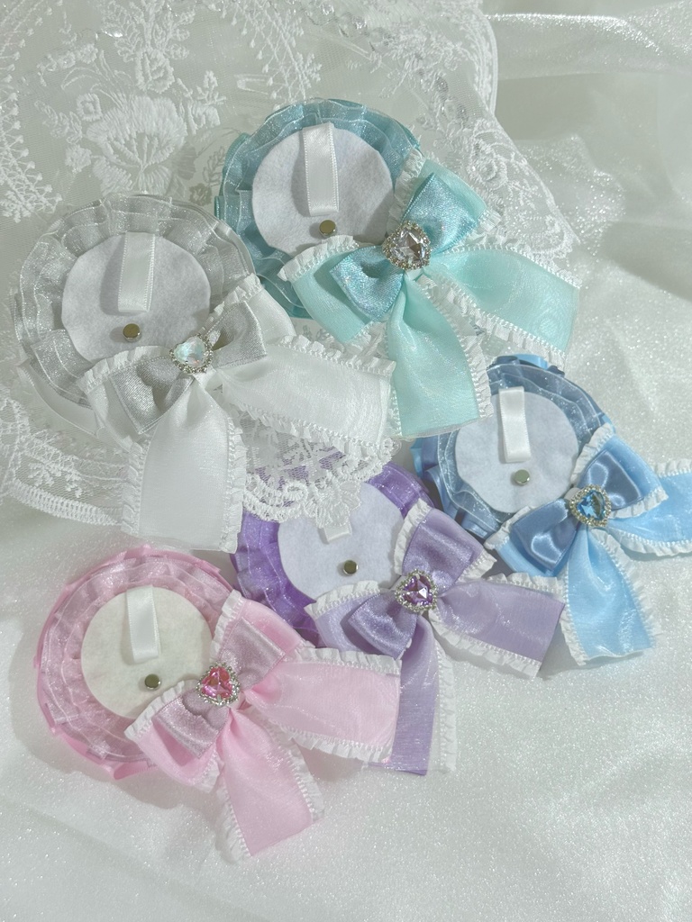 Fairy Ribbon Rosette（57mm缶バッジ用）