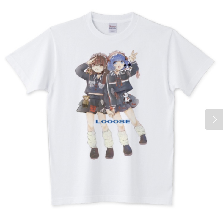 めっちゃかわいいtシャツこれぞるうずコラボはるかp るうずちゃんのお店 月羽珠公式通販 Booth