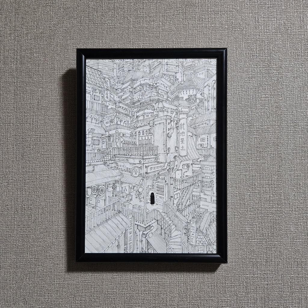 イラスト原画「心綺楼」