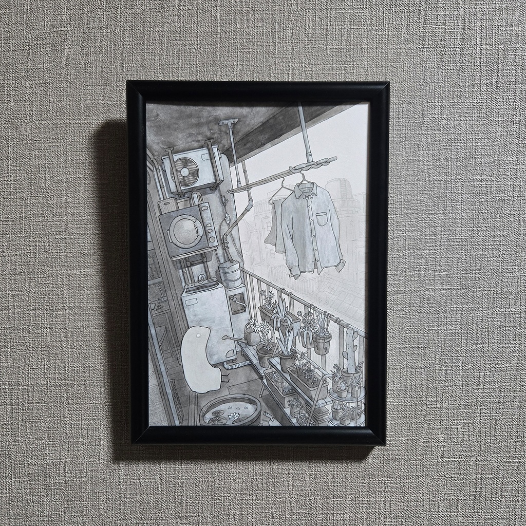 イラスト原画「秋声」