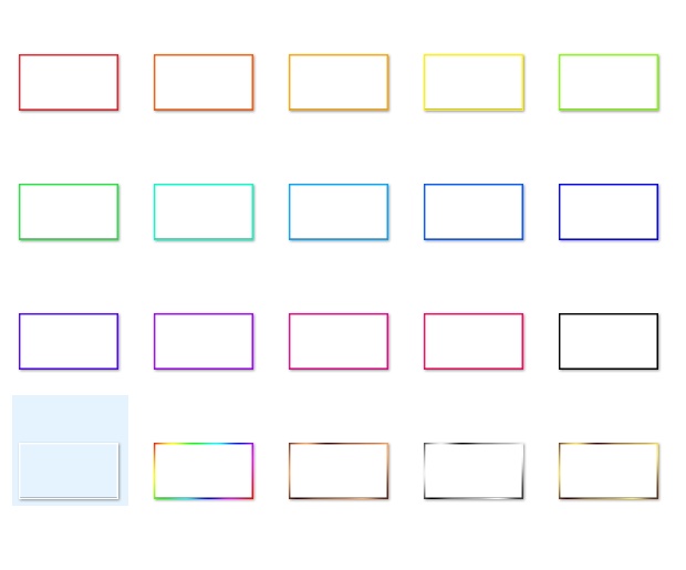YouTubeサムネ用フレームセット