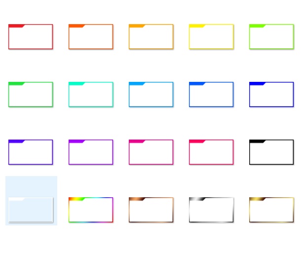 YouTubeサムネ用フレームセット