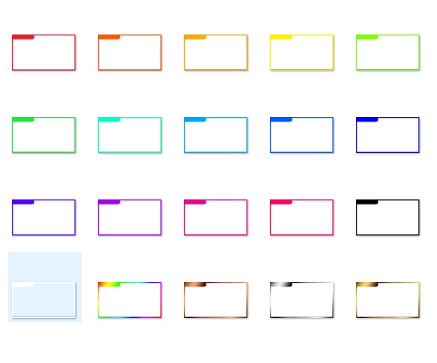 YouTubeサムネ用フレームセット