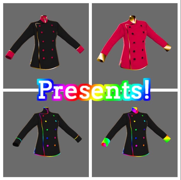 コックコートセット Cook coat #VRoid