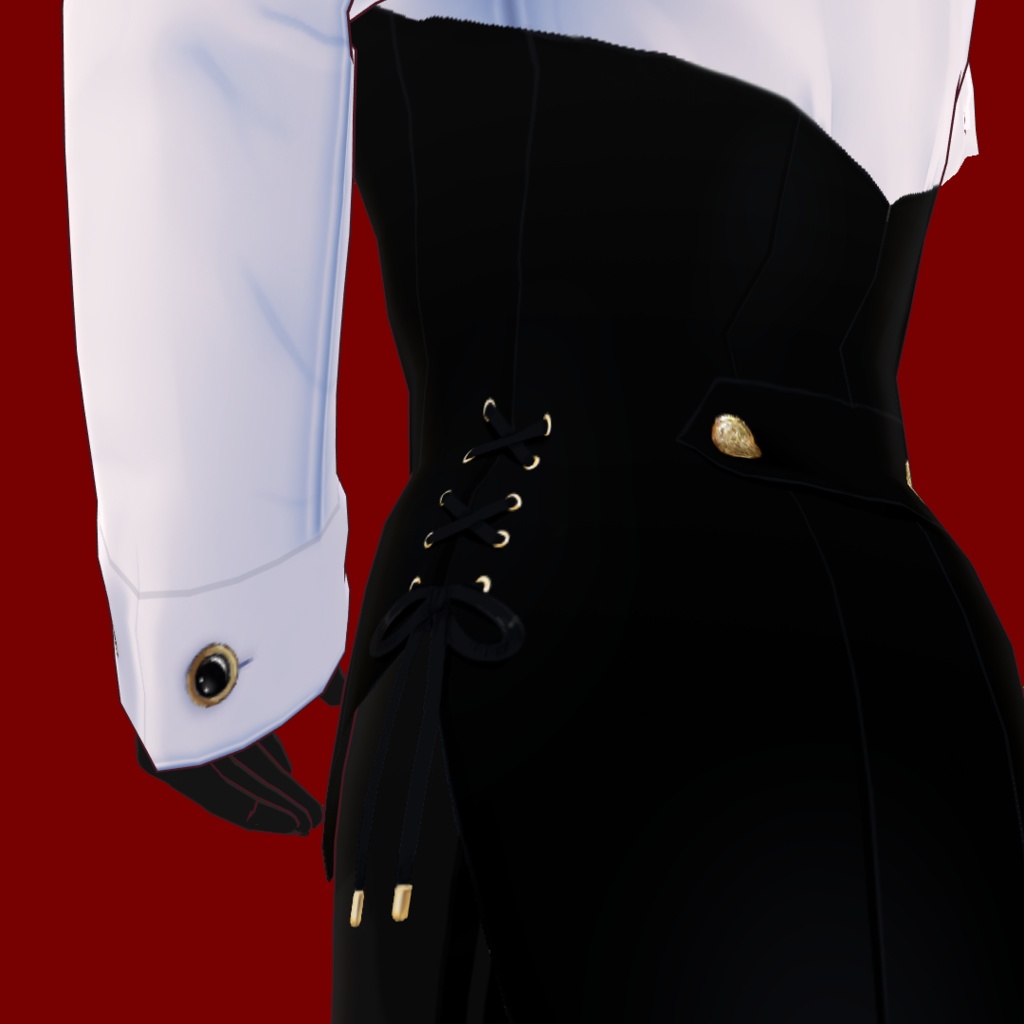 【Vroid正式版対応】バニースーツ ビスチェスタイル Bunny suit bustier style カスタムアイテム対応 【#Vroid】