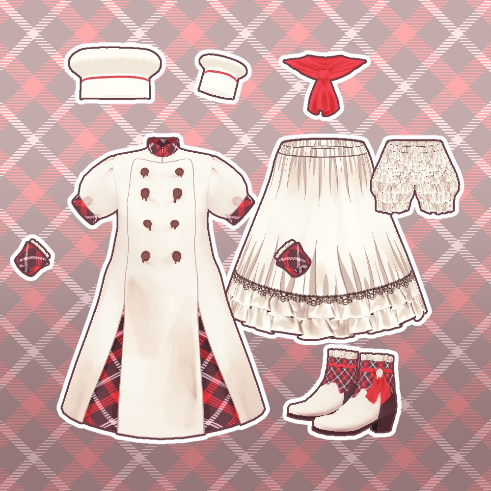 パティシエドレス #VRoid #風見商店