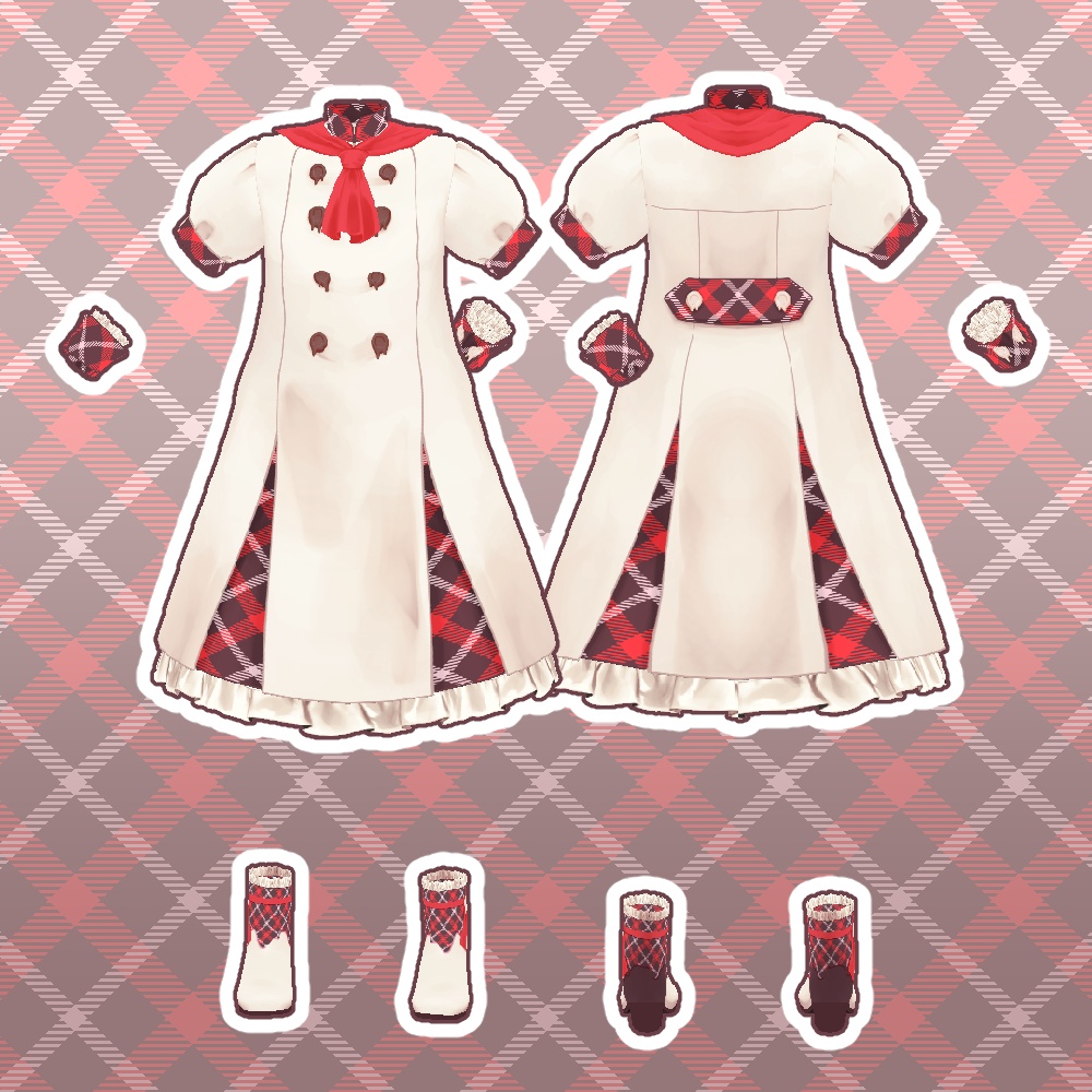 パティシエドレス #VRoid #風見商店