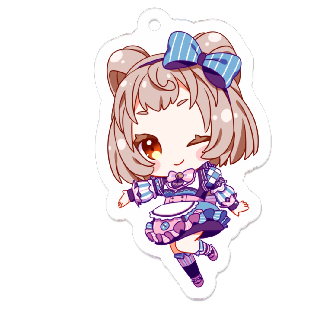 碓氷こまきミニキャラアクリルキーホルダー（ボブヘアver.）
