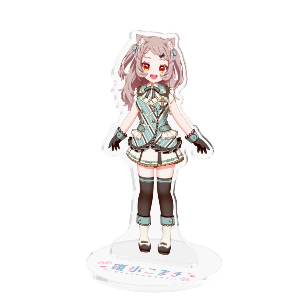 碓氷こまき アクリルフィギュア 猫耳Ver. 100×100mm