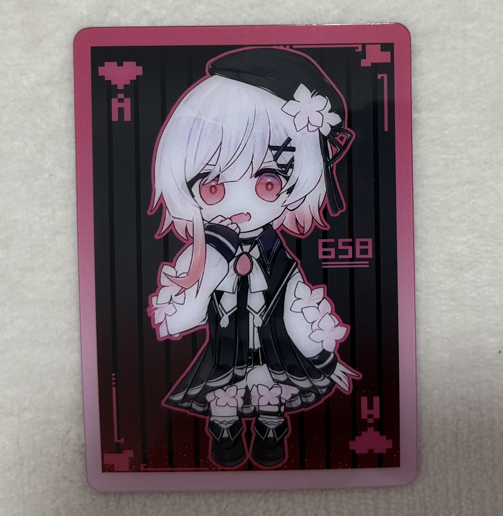 桜羽エマ　[魔法少女ノ魔女裁判] まのさば　プラスチックカード　トレカ