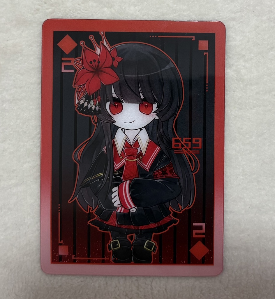 二階堂ヒロ　[魔法少女ノ魔女裁判] まのさば　プラスチックカード　トレカ
