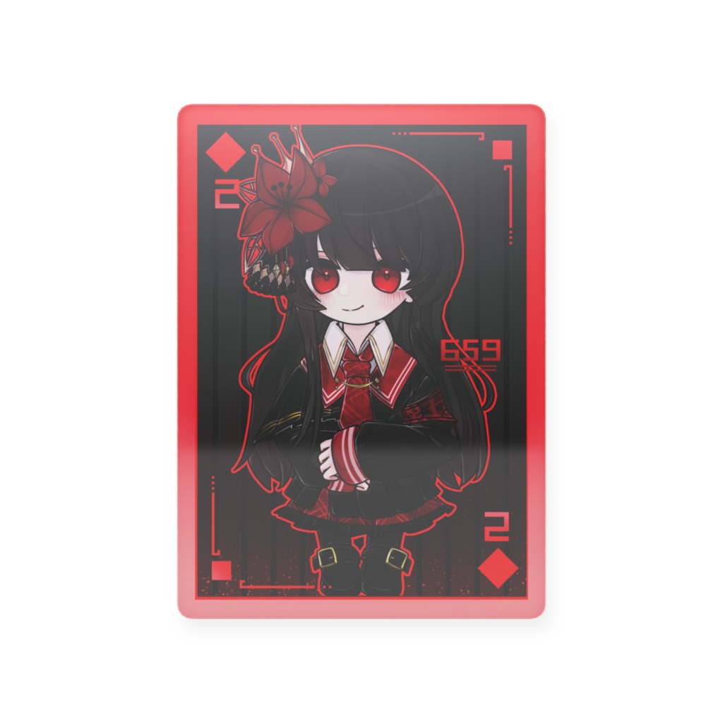 二階堂ヒロ　[魔法少女ノ魔女裁判] まのさば　プラスチックカード　トレカ