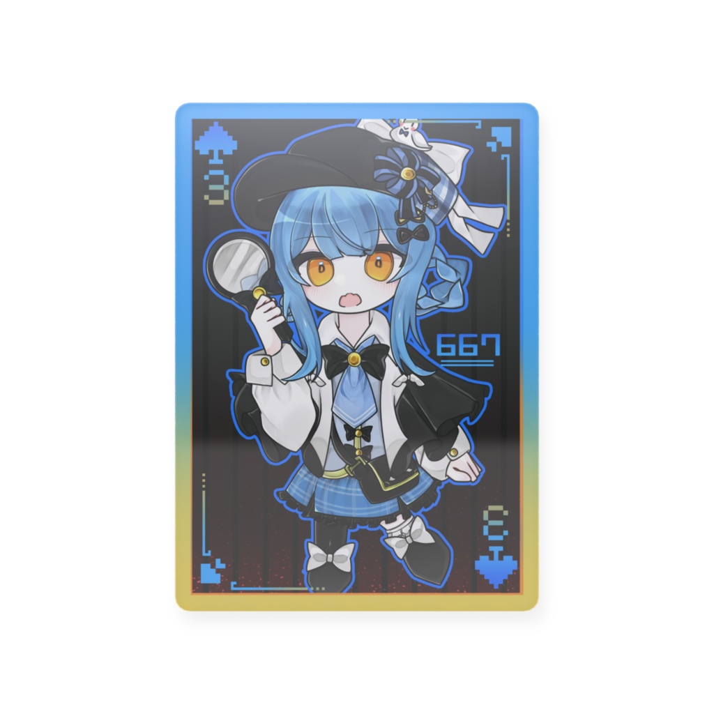 橘シェリー　[魔法少女ノ魔女裁判] まのさば　プラスチックカード　トレカ