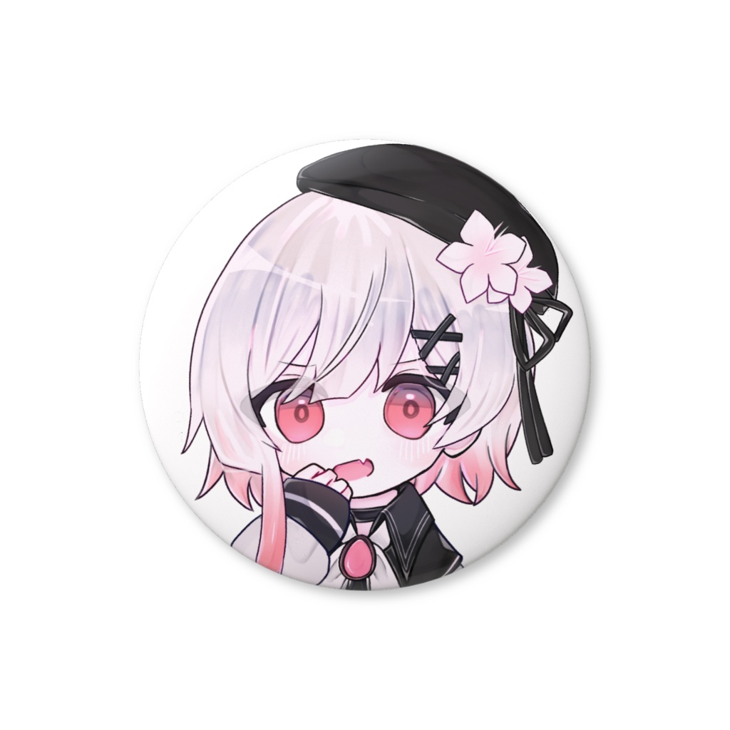 桜羽エマ　[魔法少女ノ魔女裁判] まのさば　缶バッジ