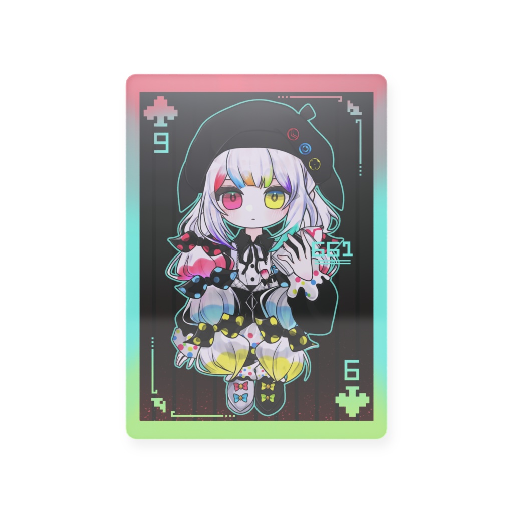 城ケ崎ノア　[魔法少女ノ魔女裁判] まのさば　トレカ　プラスチックカード