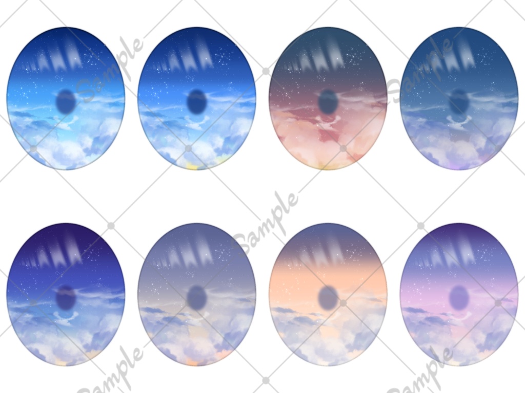 【森羅、桔梗、ライム、レティニア、メロトロン、レムイ対応】Sky eye【13color】