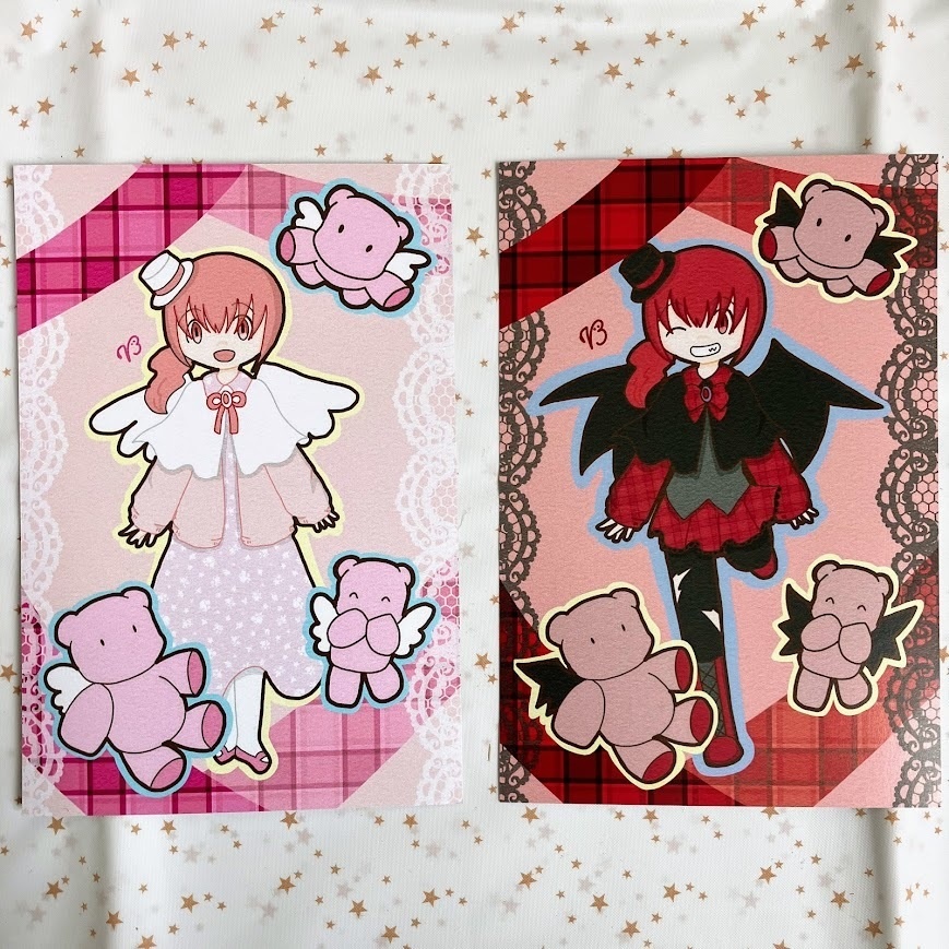 天使と悪魔 ポストカードセット