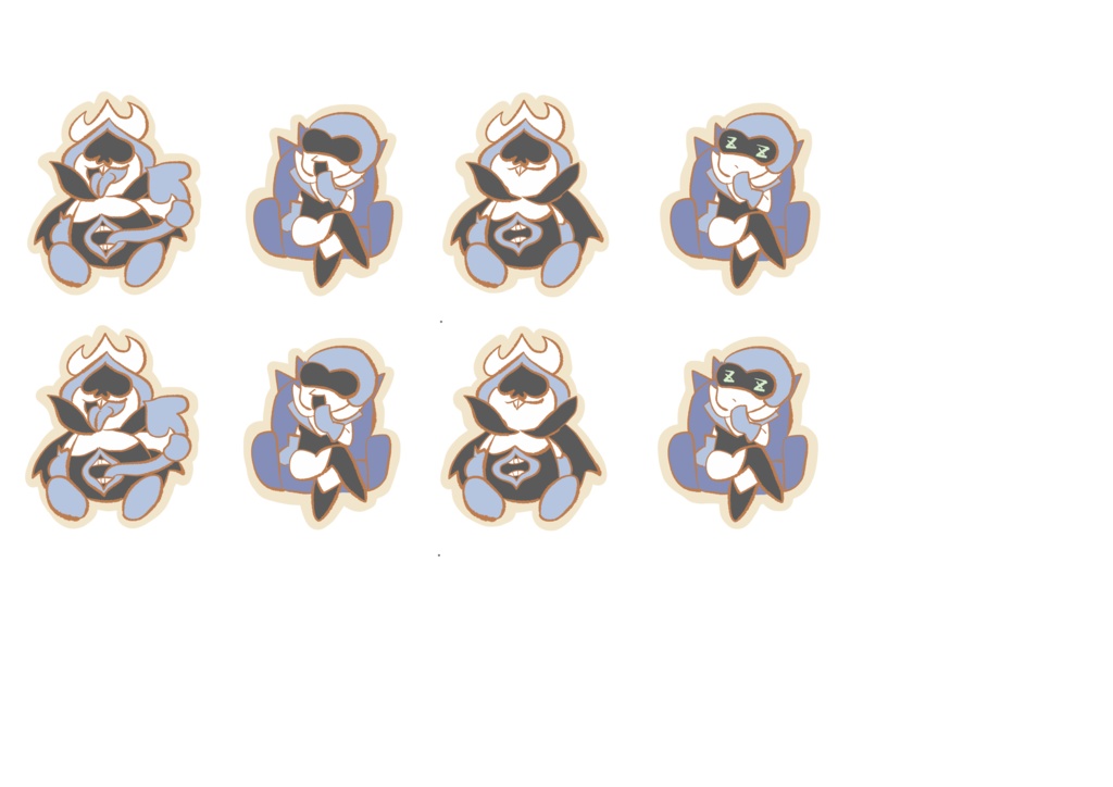 【deltarune】シールセット