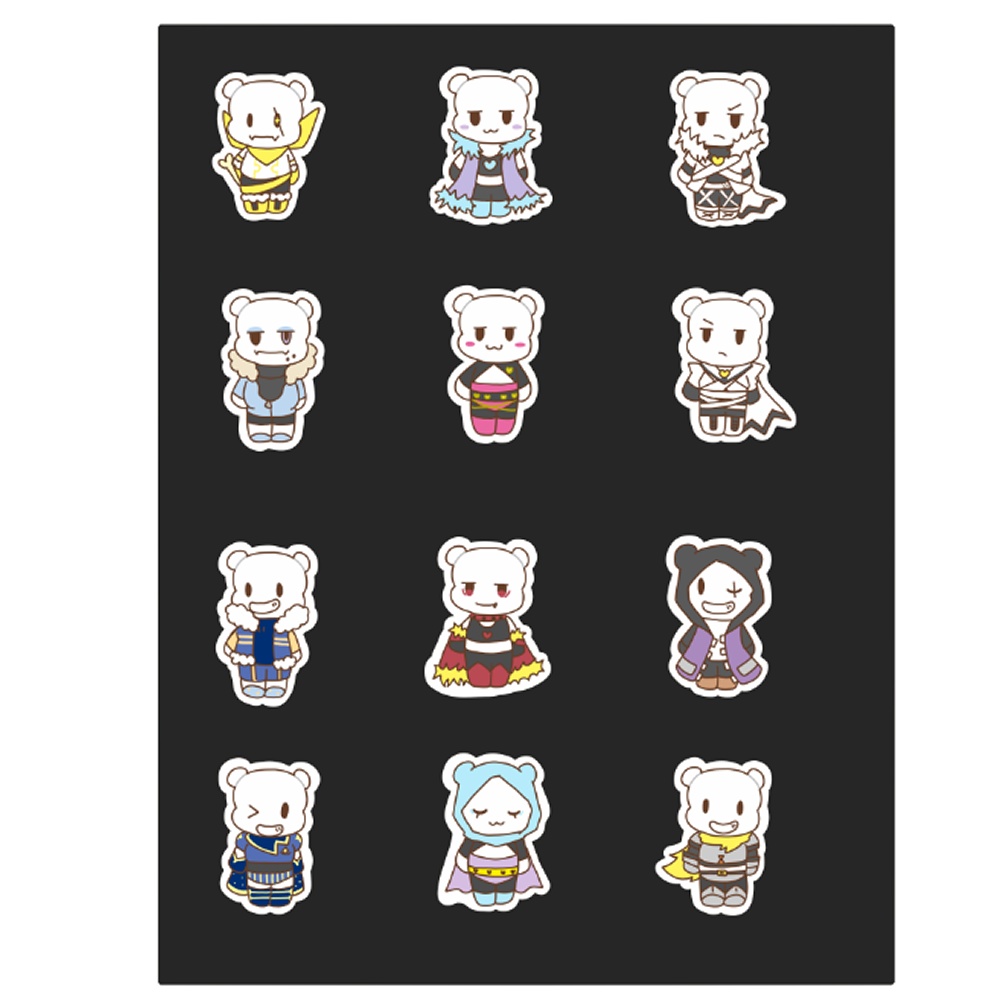 【AU】骨テディ シールセット