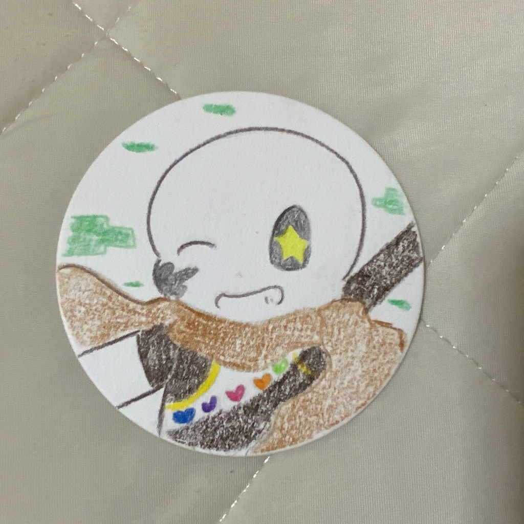 【AU】コースター 原画 コアフリ・アフテ・インク・エラー・フレッシュ