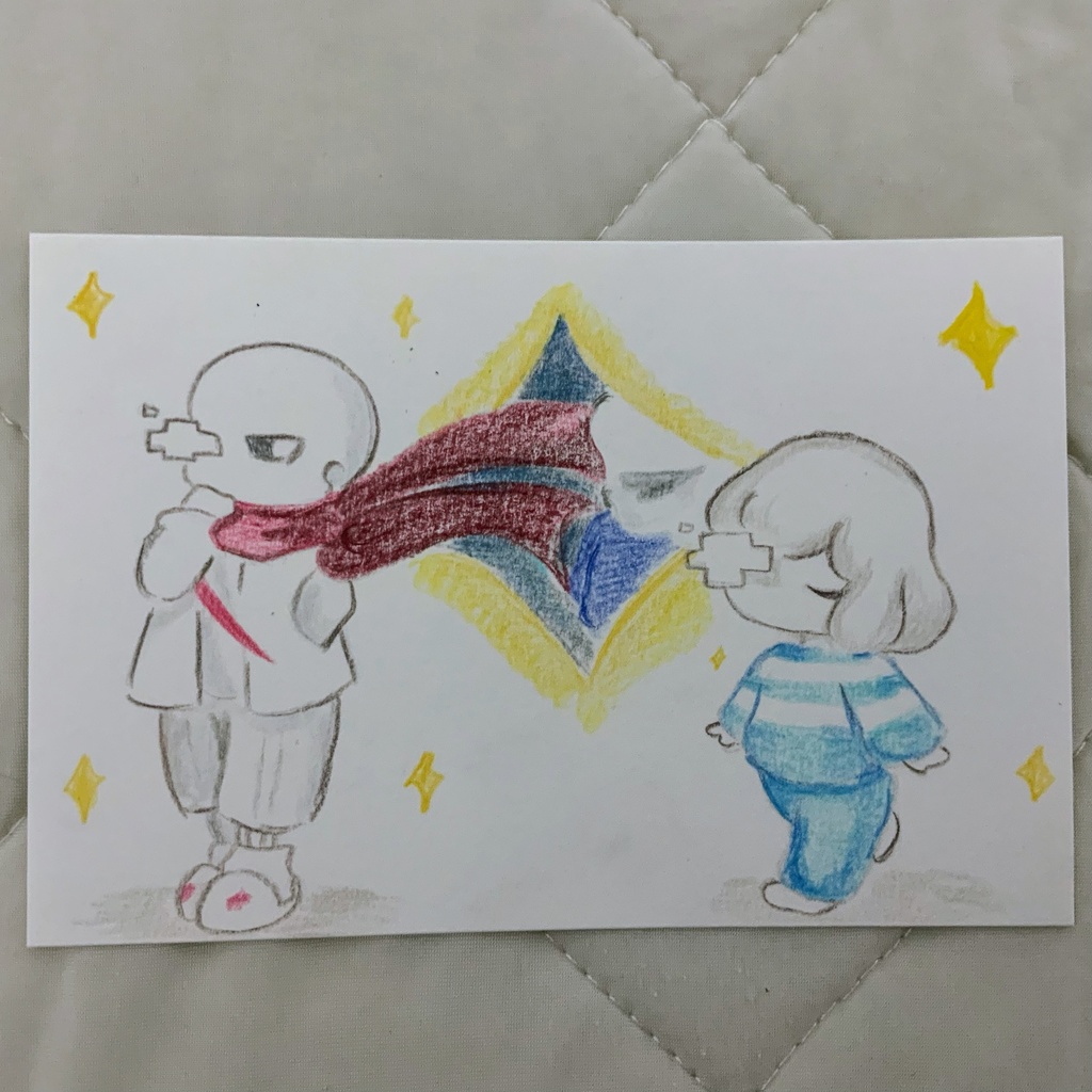 【UT/AU】ポストカード 原画