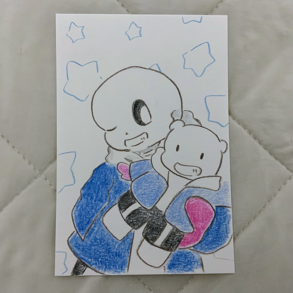 【UT/AU】ポストカード 原画