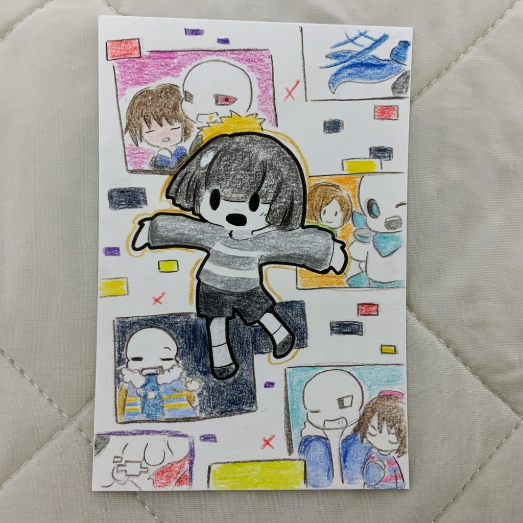 【UT/AU】ポストカード 原画