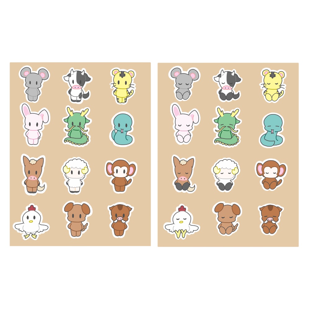 干支 シートシール