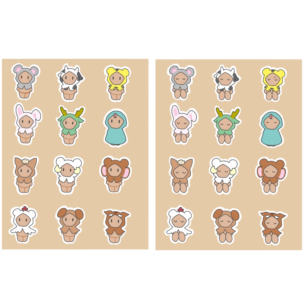 干支 シートシール