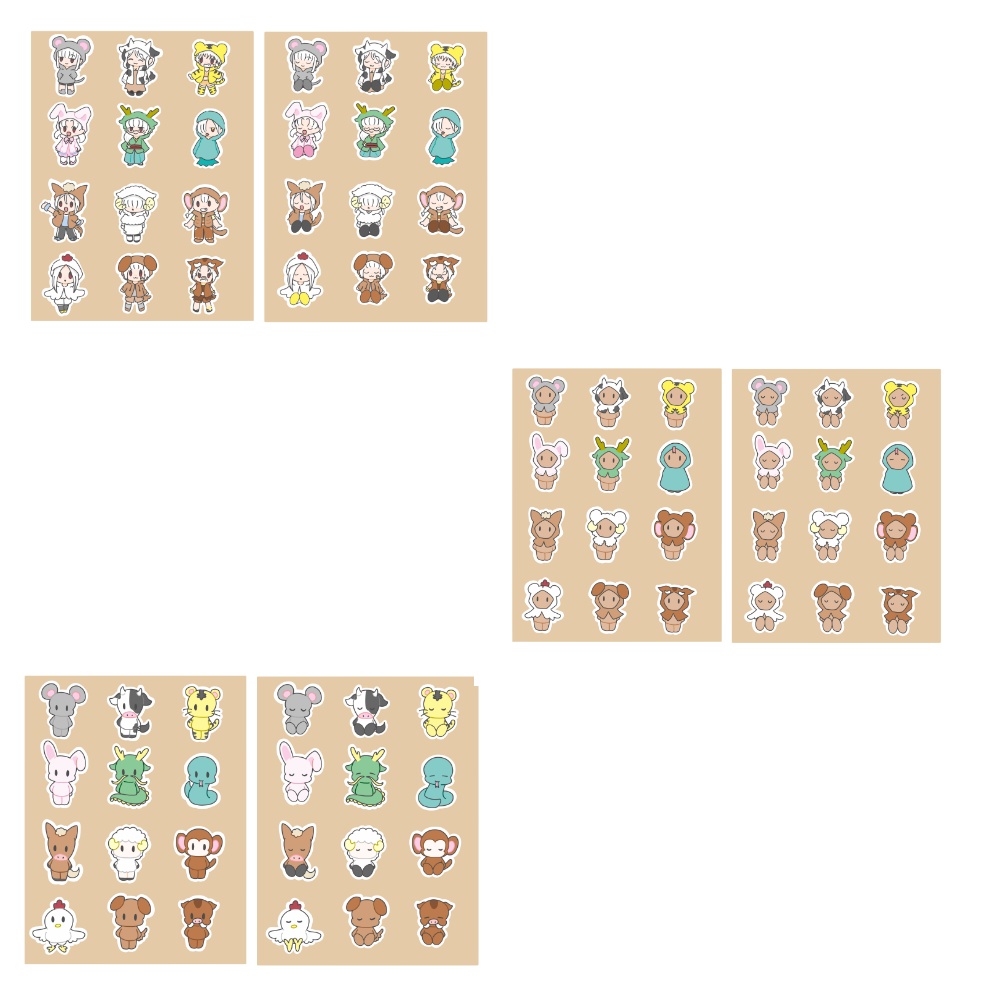 干支 シートシール