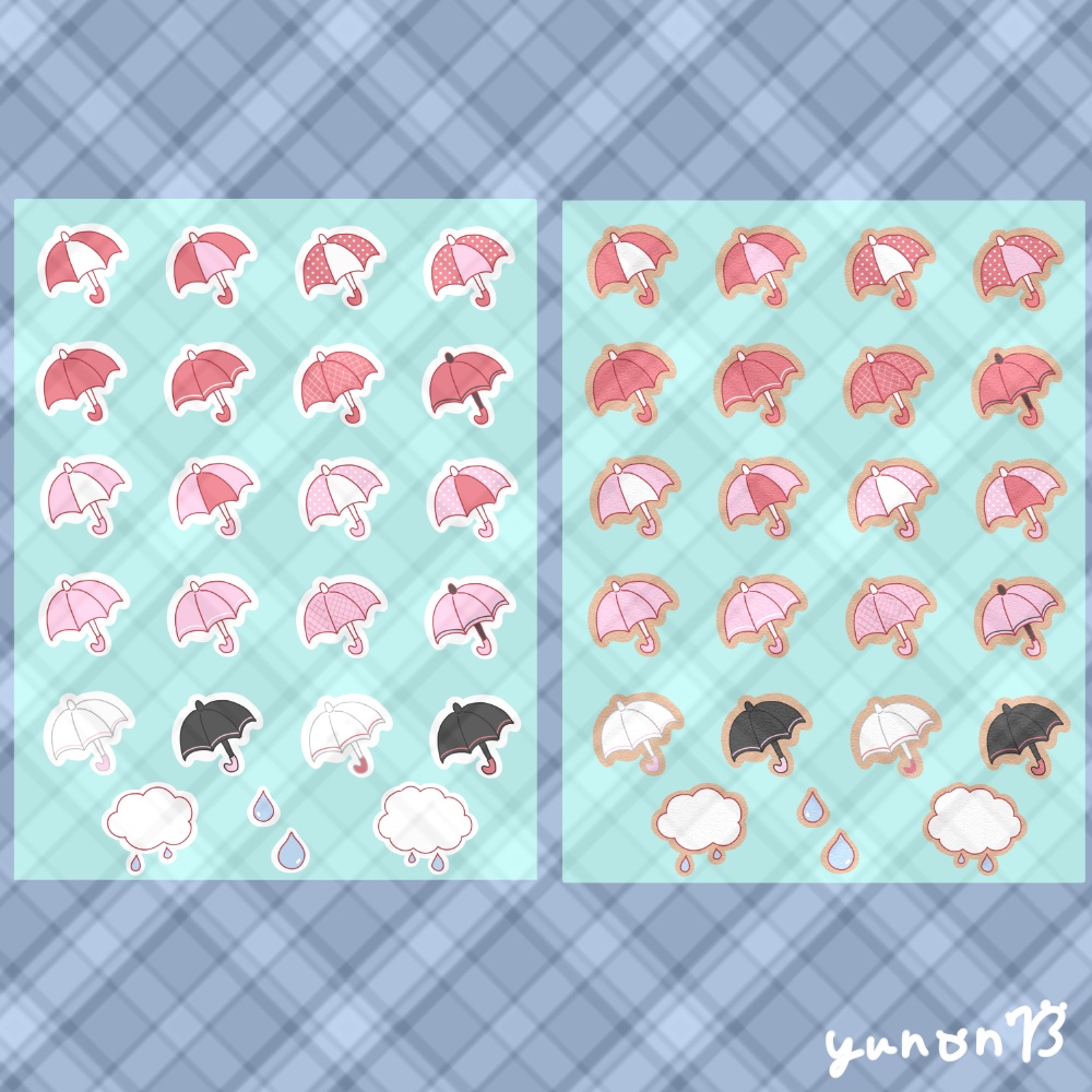 傘 フレークシール