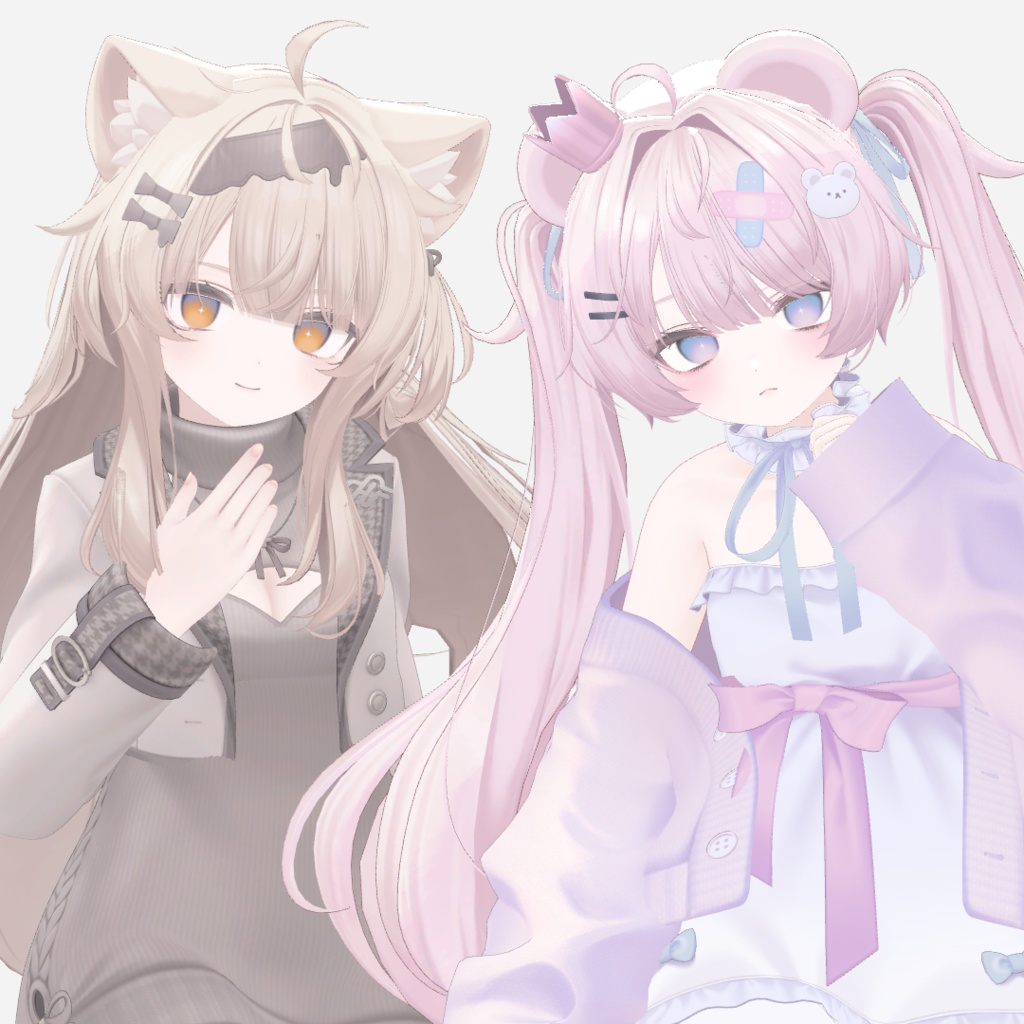 【無料/FREE】ふわきら✧おめめ EYETEXTURE【2アバター対応】