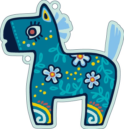 アクリルキーホルダー_ウマ