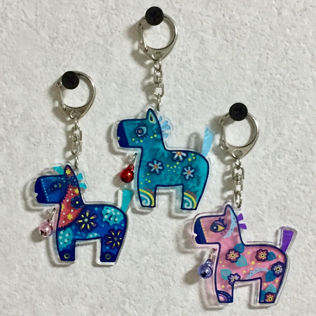 アクリルキーホルダー_ウマ